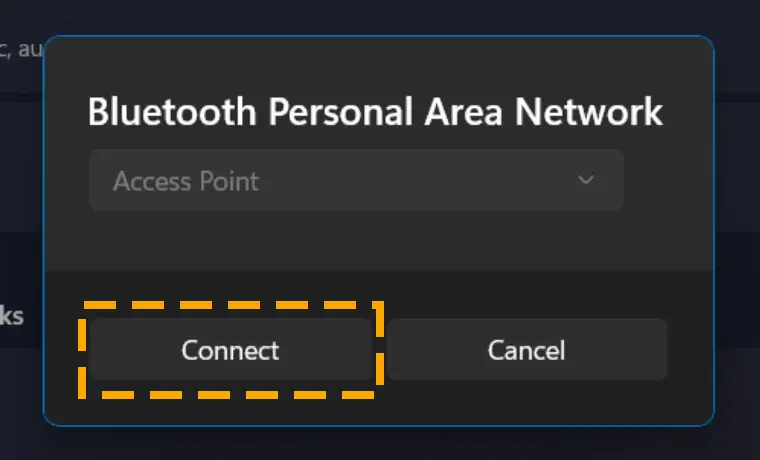 connect to internet via bluetooth