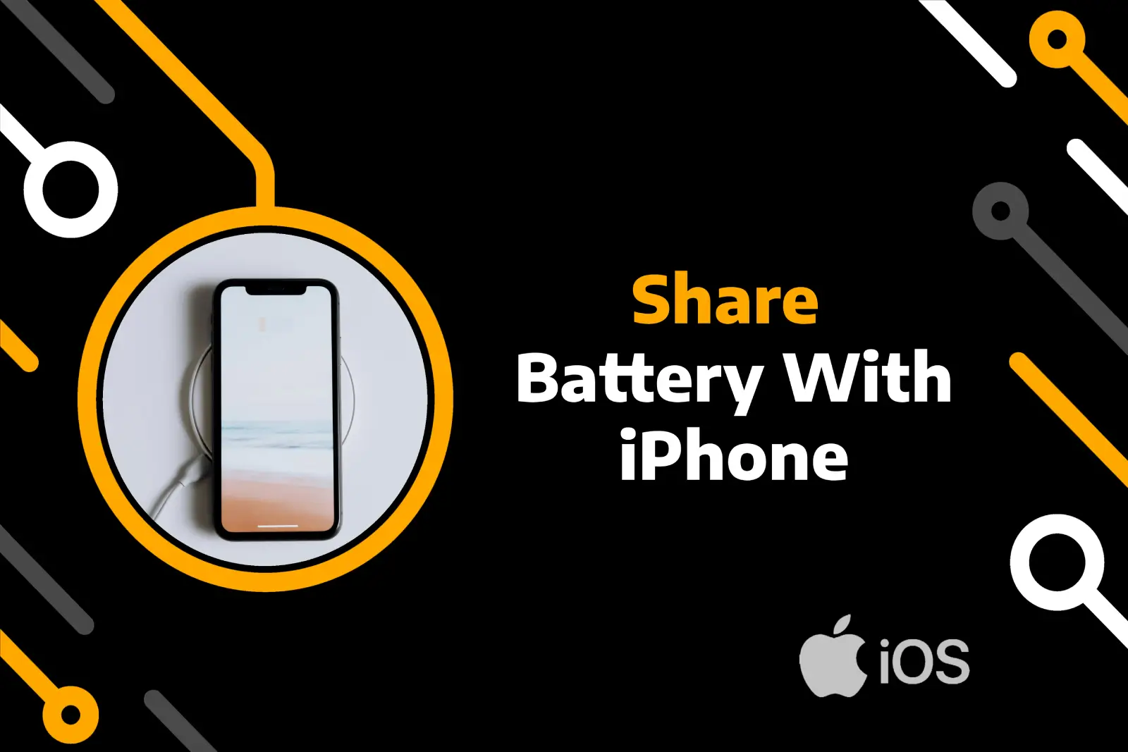 feature image of how to Share Battery on iPhone