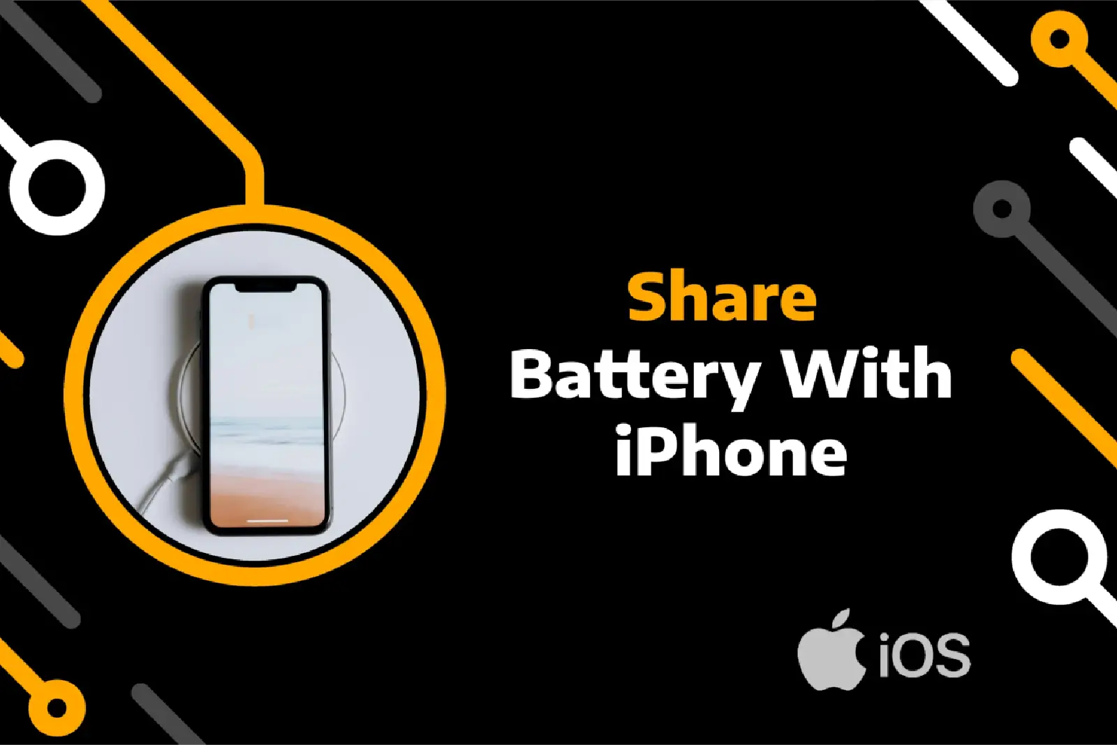 feature image of how to Share Battery on iPhone