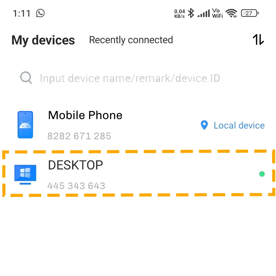 access desktop on android