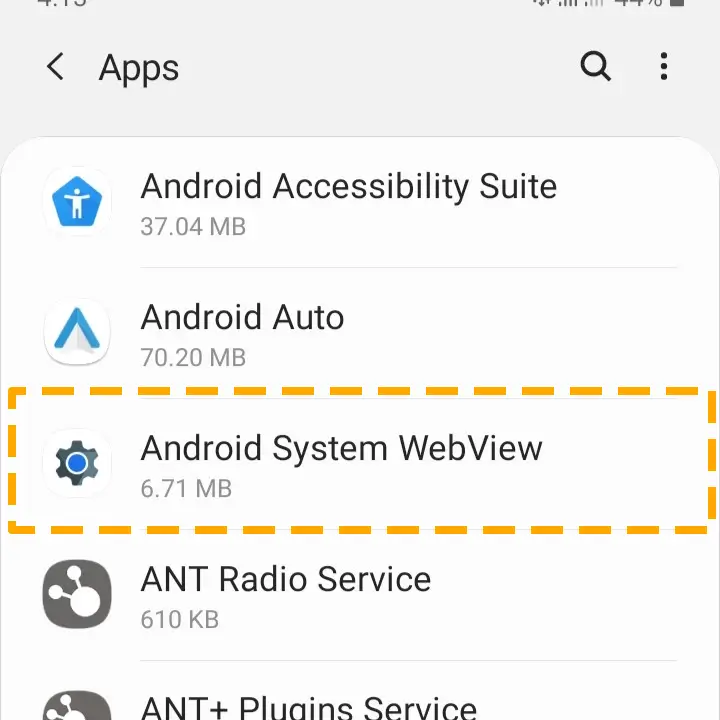 android system app