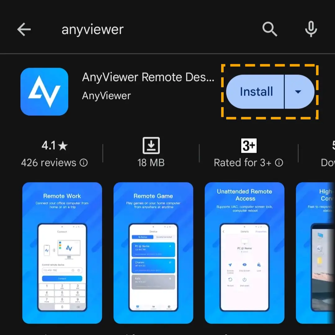 anyviewer android app