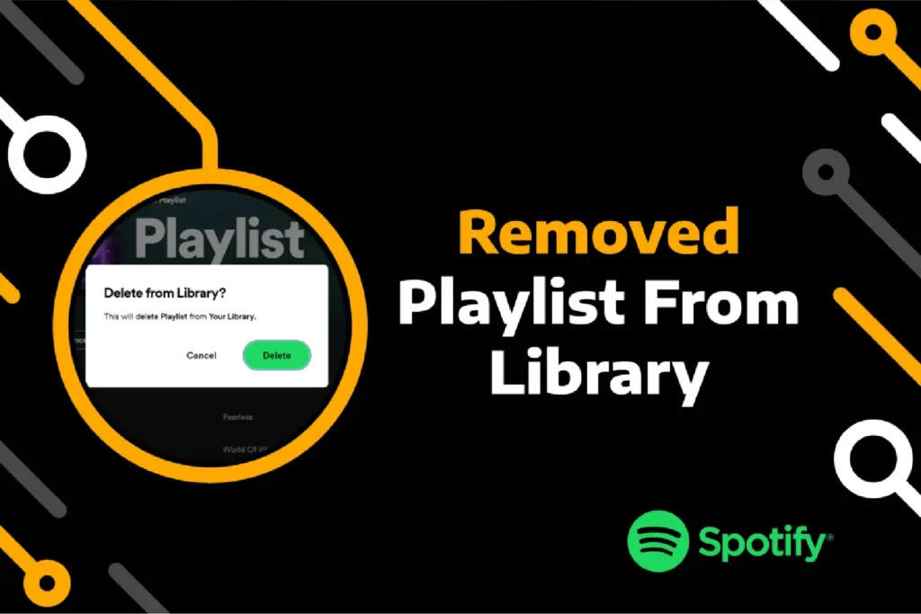 feature image of how to delete playlist on spotify