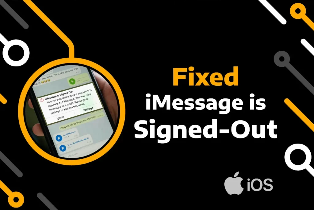 feature image of imessage signed out