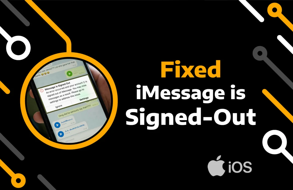 feature image of imessage signed out