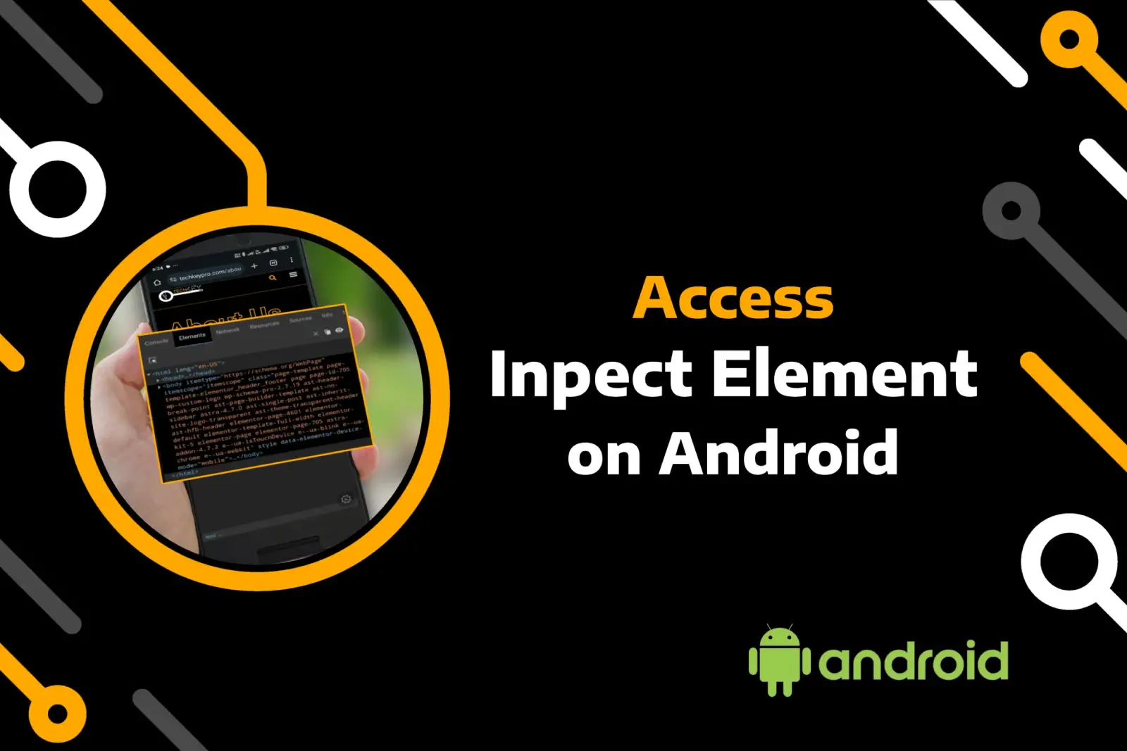 feature image of inspect element android