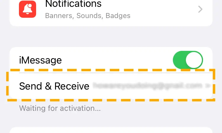 imessage settings on iphone