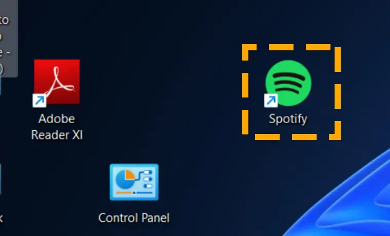 spotify app on computer