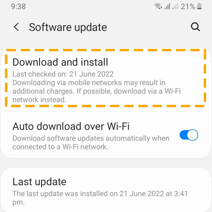 auto update download and install