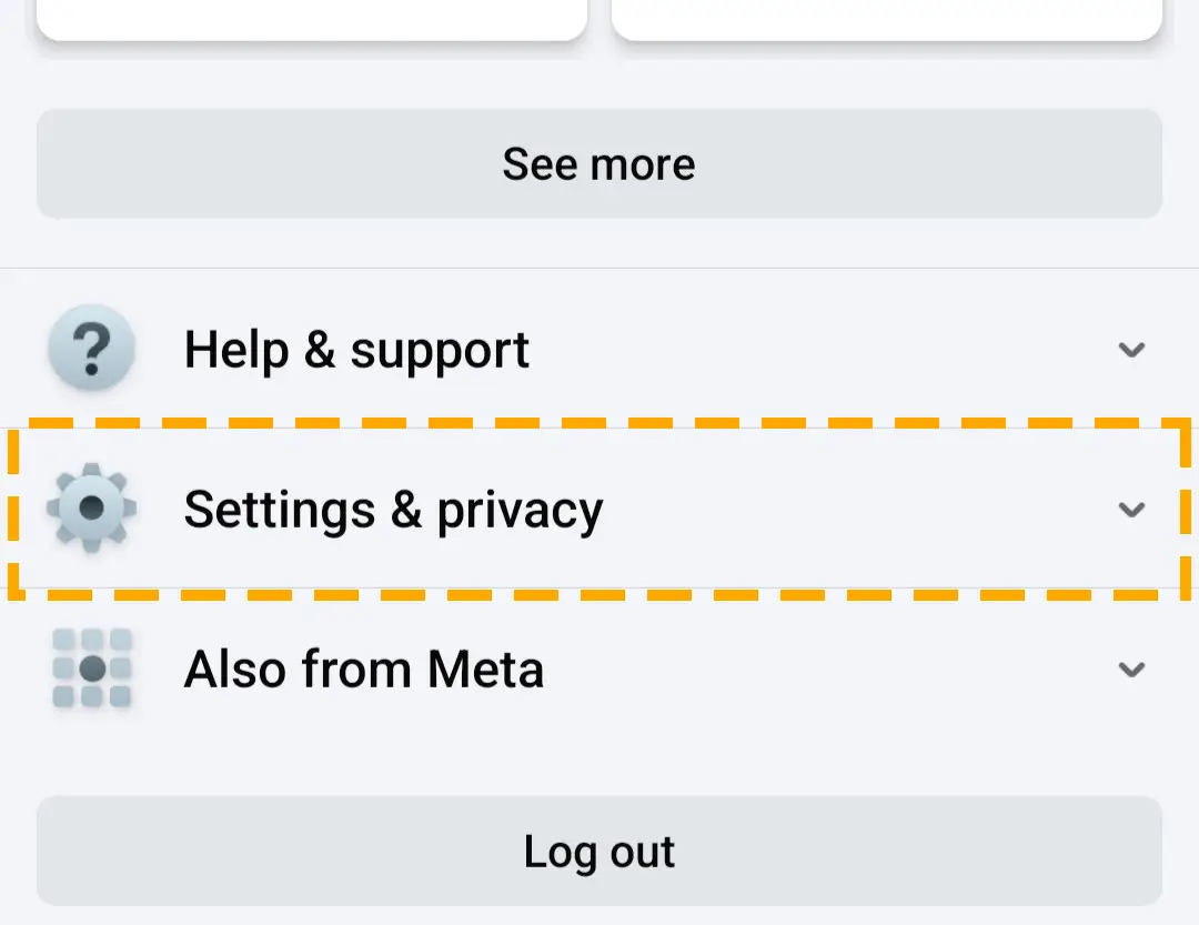 facebook settings & privacy