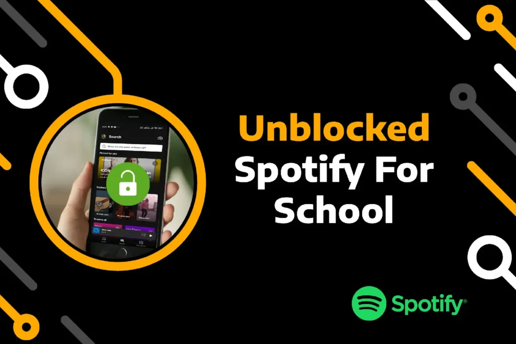 feature image for spotify unblocked for school