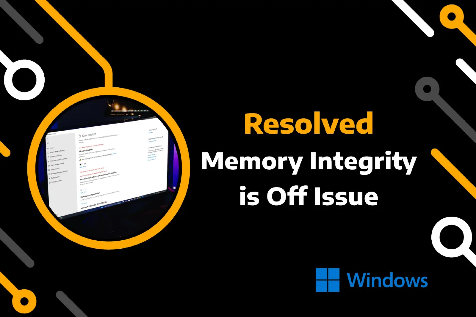 feature image of memory Integrity is off