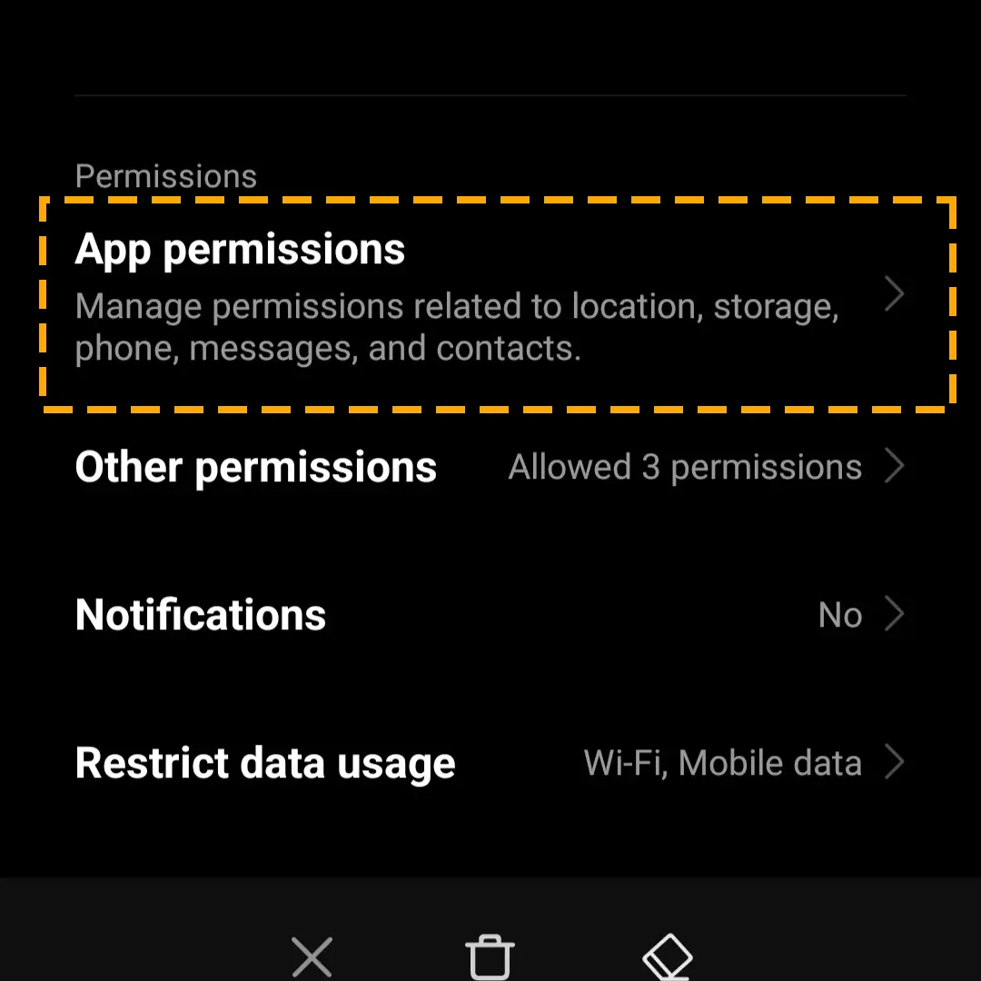 messenger app privacy settings