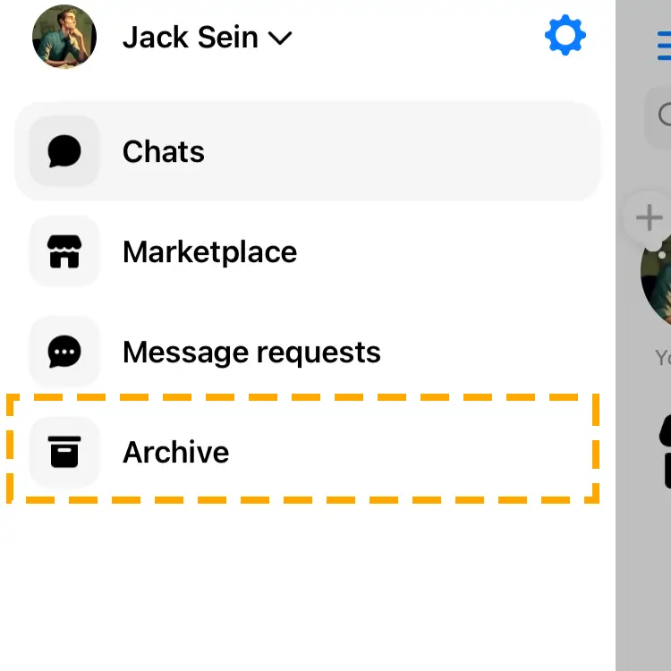 messenger menu