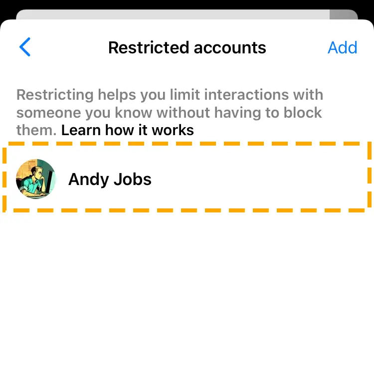 restricted chats