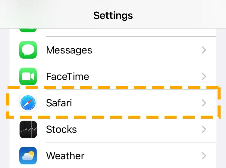 safari app controls