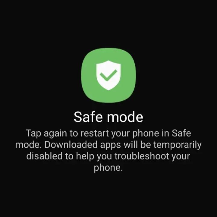 turn on safe mode