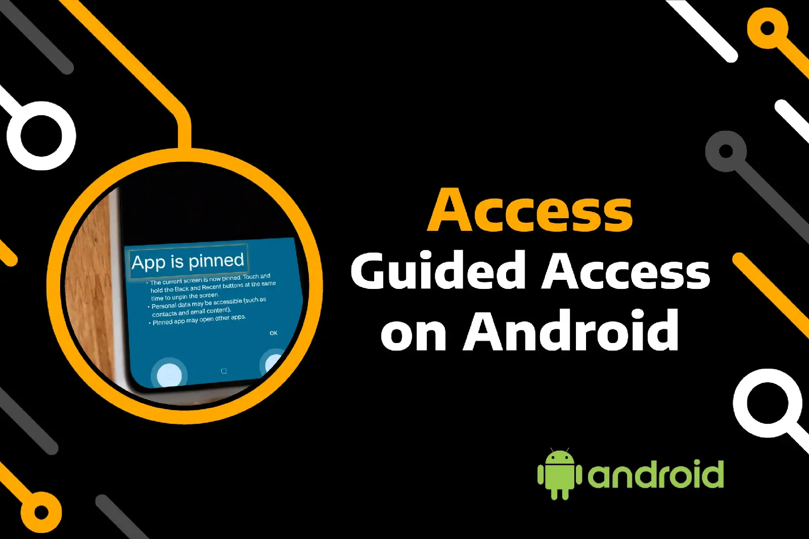 feature image of guided access android