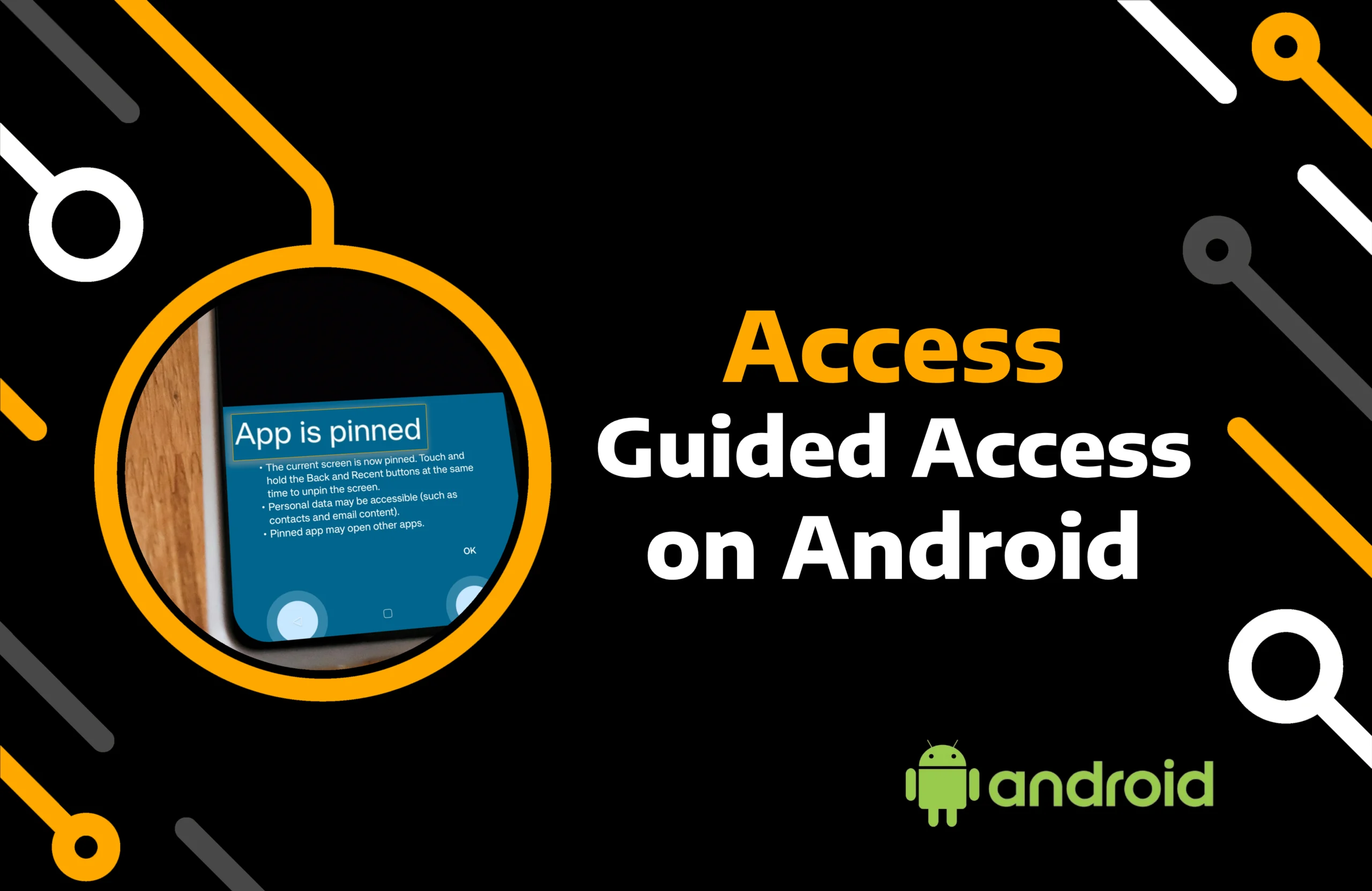 feature image of guided access android