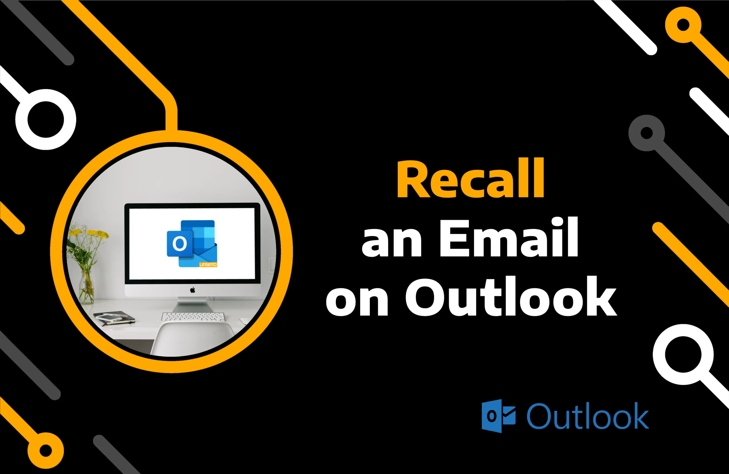 feature image of how to recall an email in Outlook