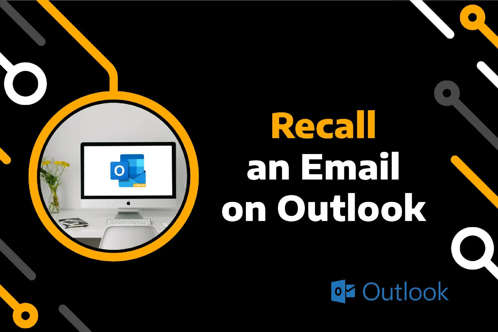 feature image of how to recall an email in Outlook