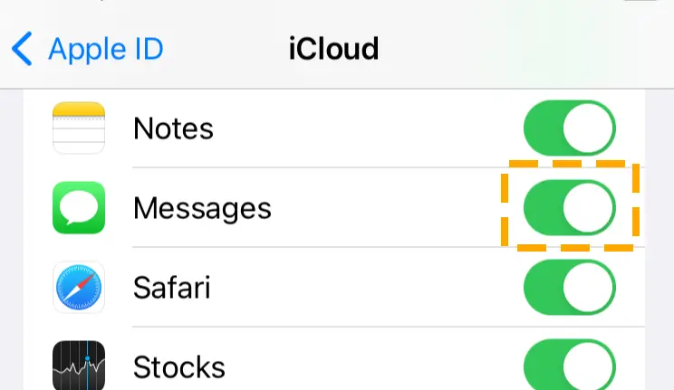 messages app backup