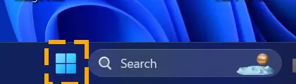 windows icon on task bar