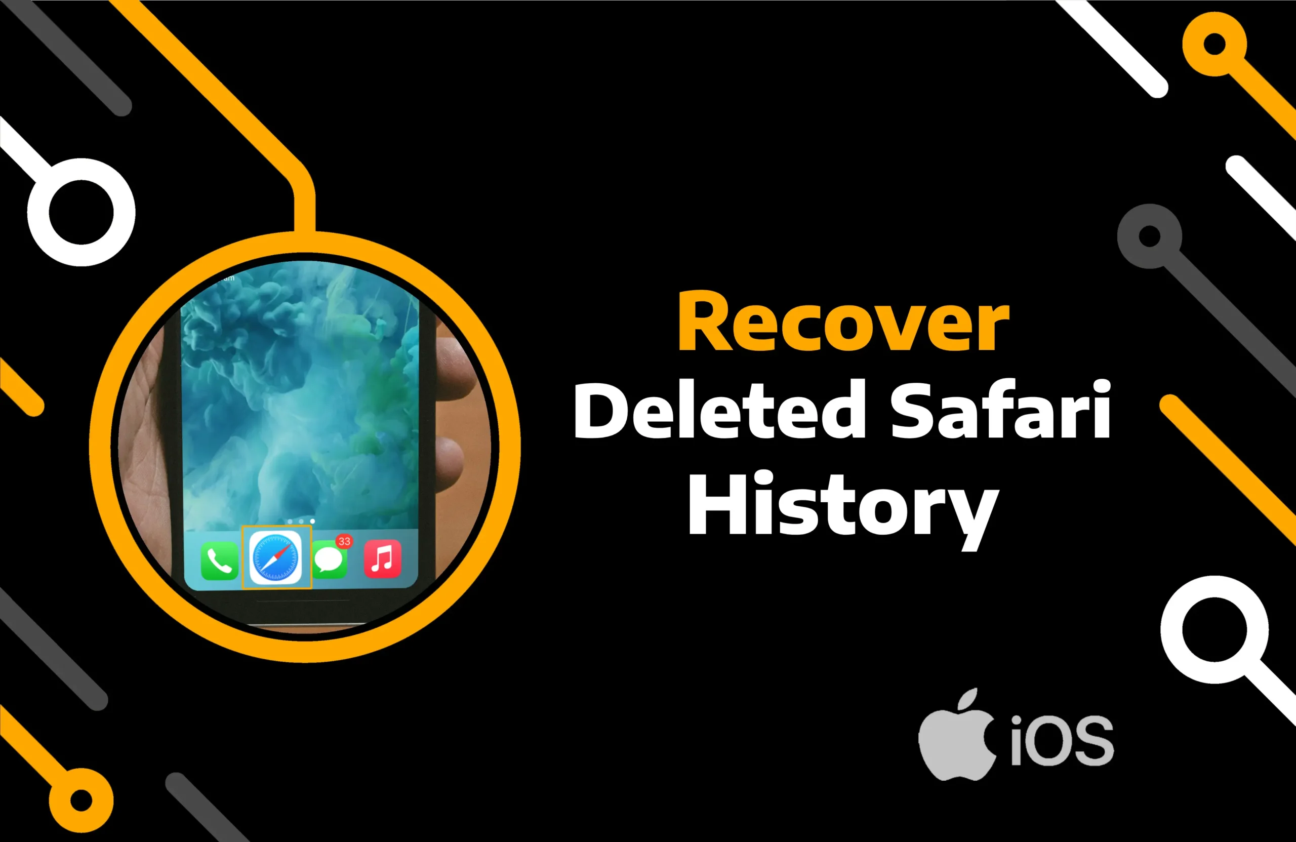 feature image of how to find deleted history on iphone