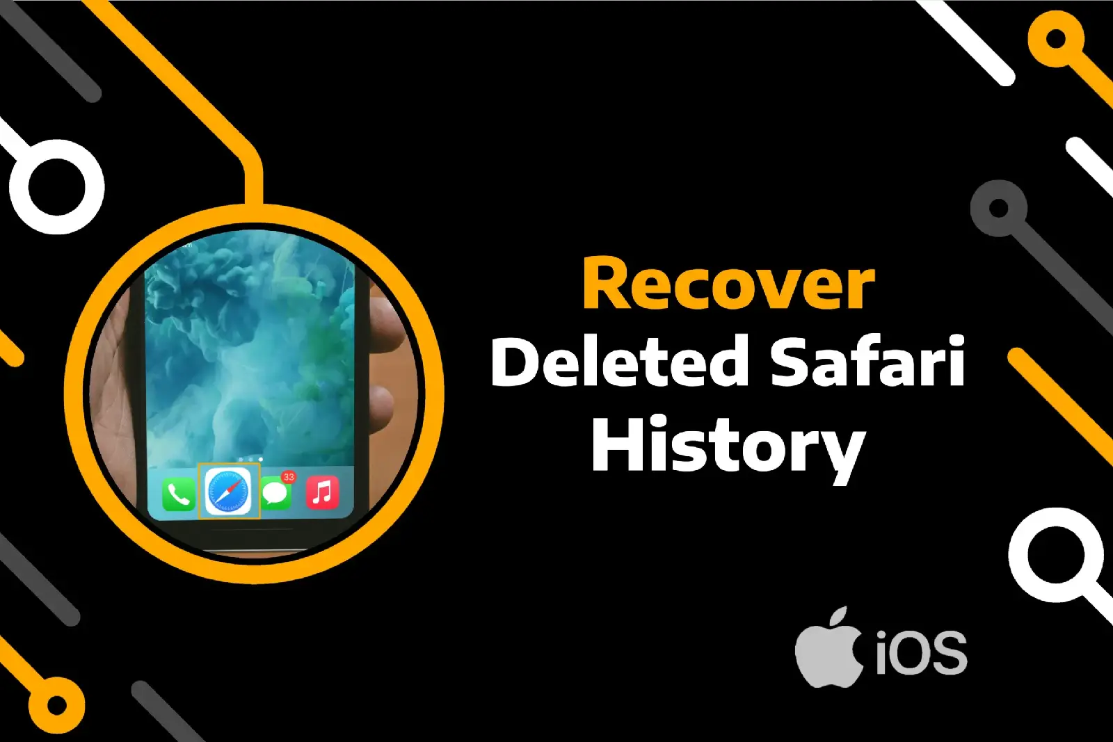 feature image of how to find deleted history on iphone