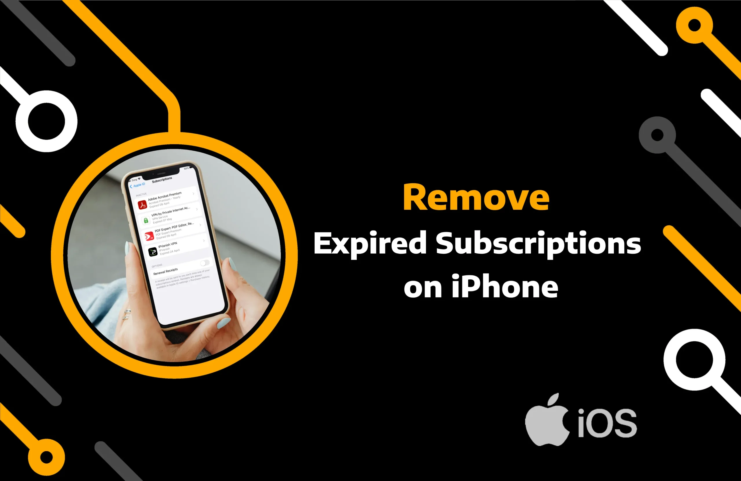 feature image of how to remove inactive subscriptions from iphone