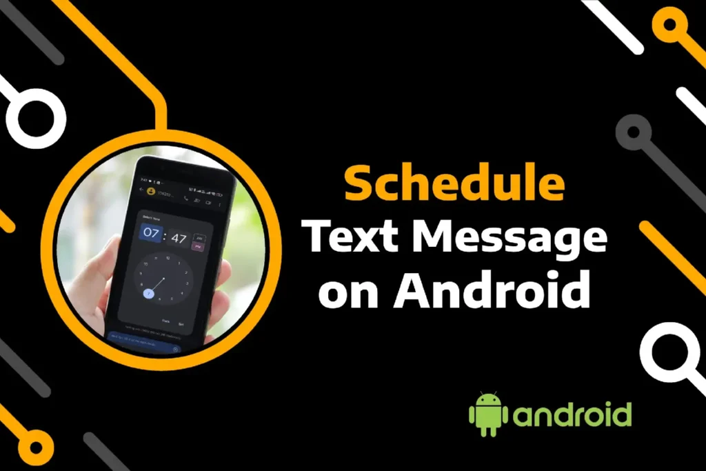 feature image of how to schedule a text on android