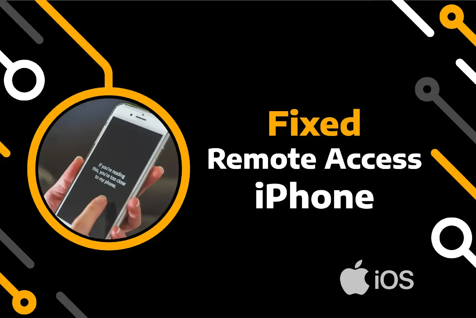 feature image of how to tell if someone is accessing your iphone remotely