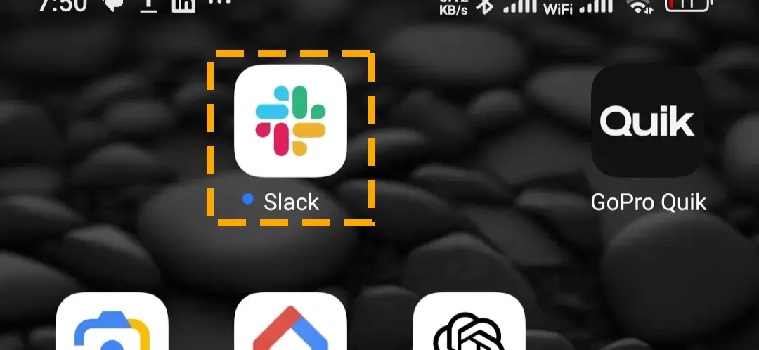 open slack app