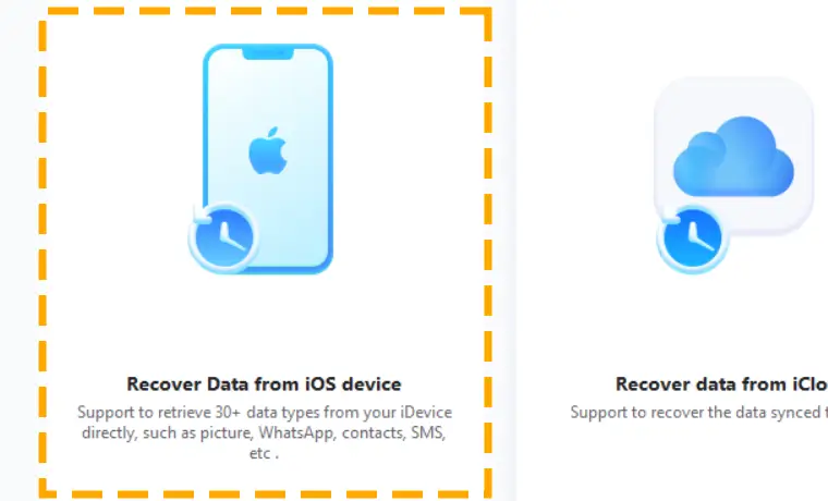 recovery data for ios