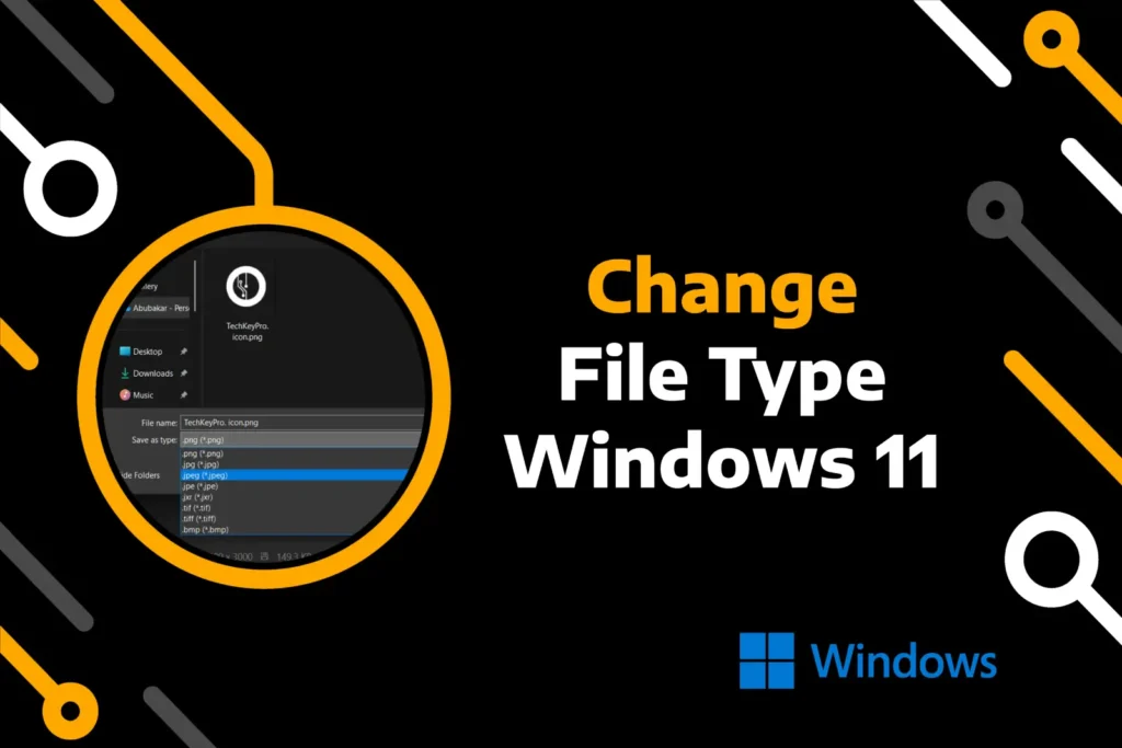 feature image of how to change a file type on windows 11